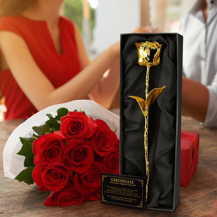 24 K Goldene Rose