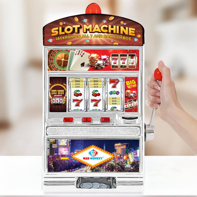 Slotmaschinen XL Spielautomat als Spardose inkl. Licht & Sound