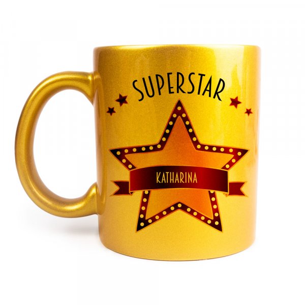 Tasse Superstar mit Wunschnamen