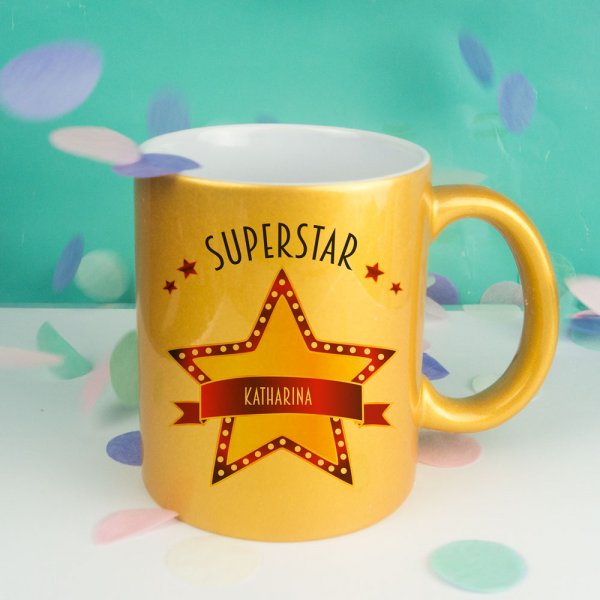 Tasse Superstar mit Wunschnamen