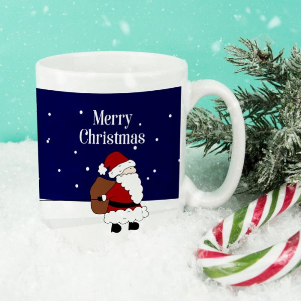 Weihnachts-Tasse Rudolf mit Wunschnamen