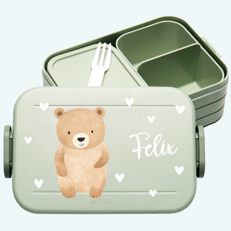 Mepal Lunchbox Midi Tiere mit Herzen