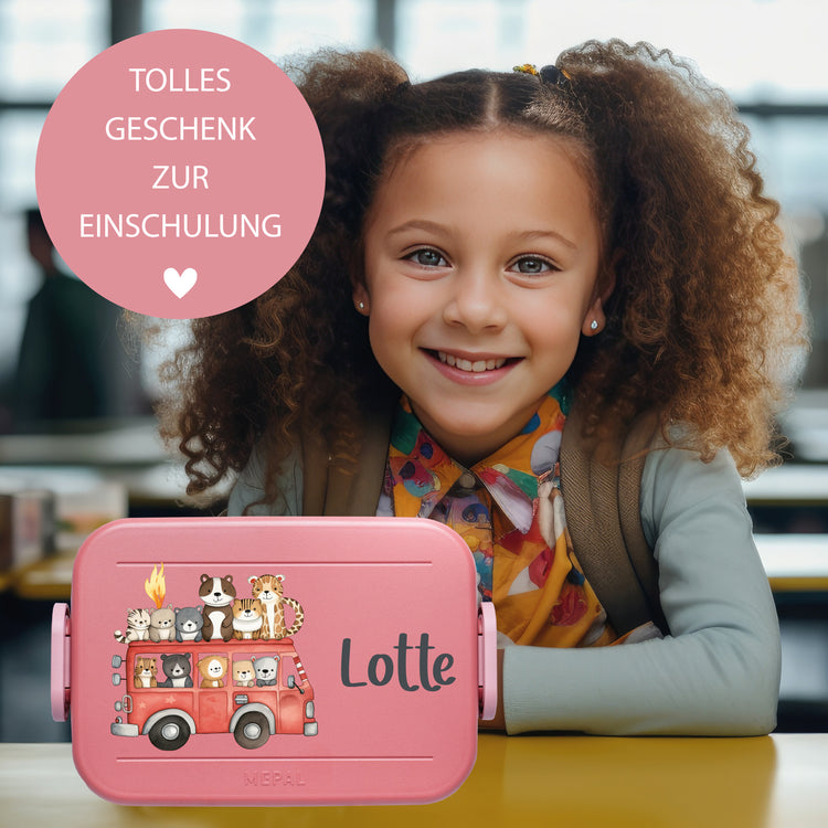 Mepal Lunchbox Midi Fahrzeuge personalisiert