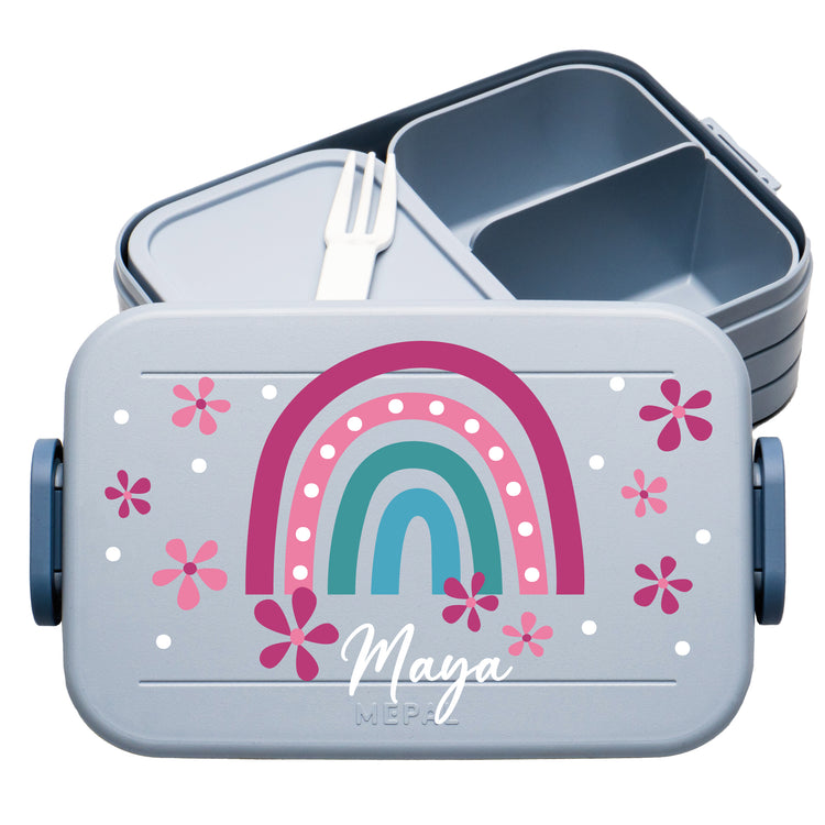 Mepal Lunchbox Midi Regenbogen personalisiert