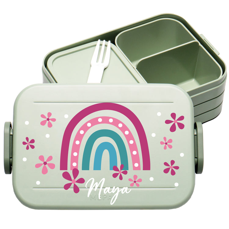 Mepal Lunchbox Midi Regenbogen personalisiert