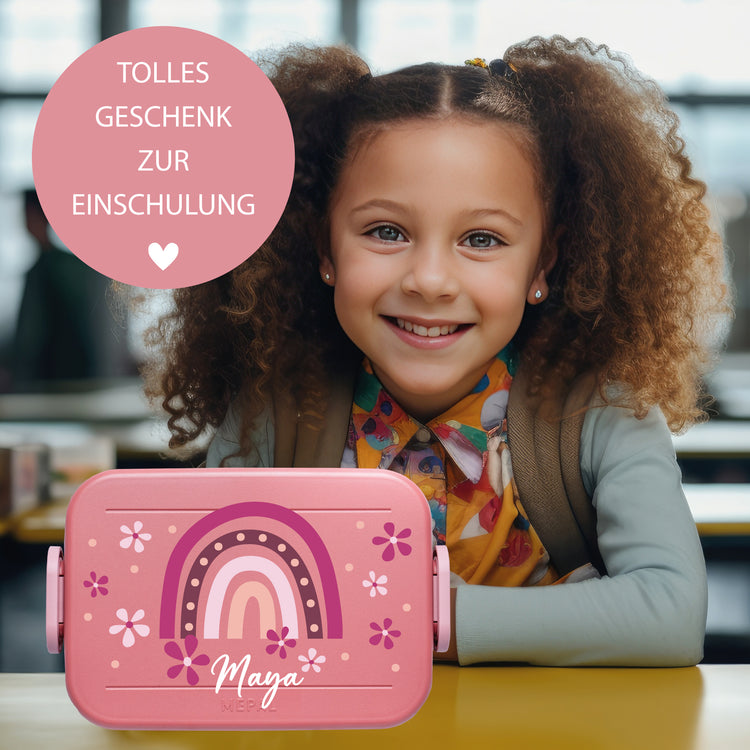 Mepal Lunchbox Midi Regenbogen personalisiert