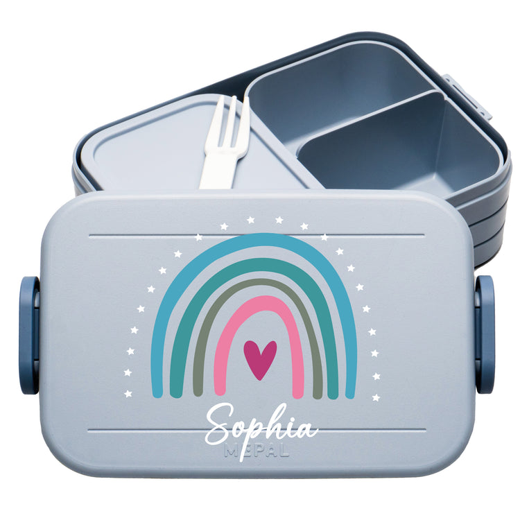 Mepal Lunchbox Midi Regenbogen personalisiert