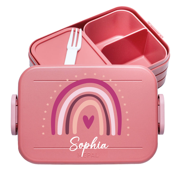 Mepal Lunchbox Midi Regenbogen personalisiert