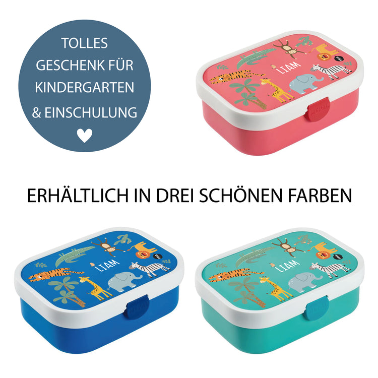 Brotdose Safari personalisiert