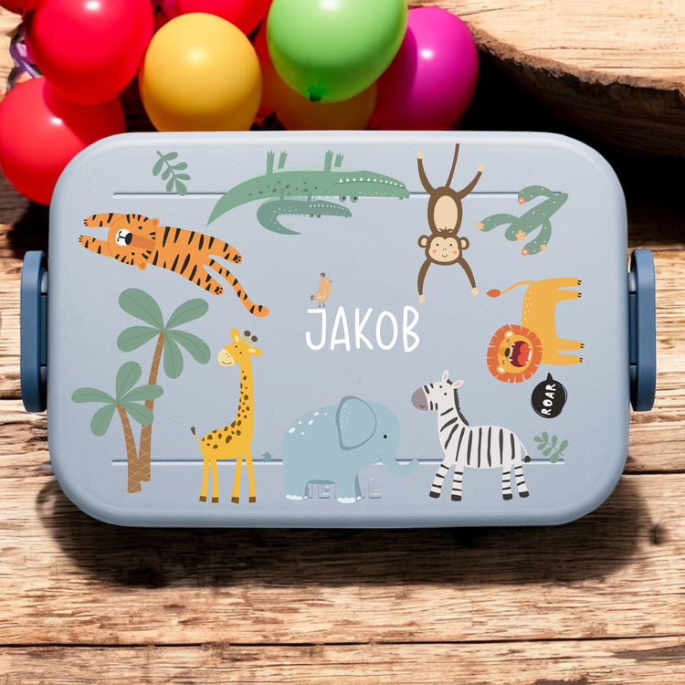 Mepal Lunchbox Midi Safari personalisiert