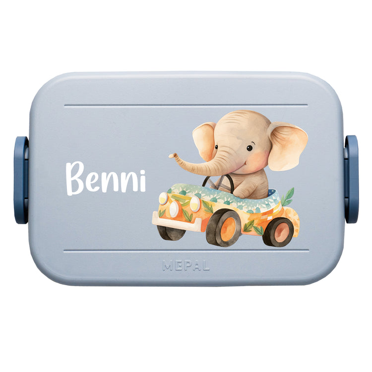 Mepal Lunchbox Midi Tierauto personalisiert