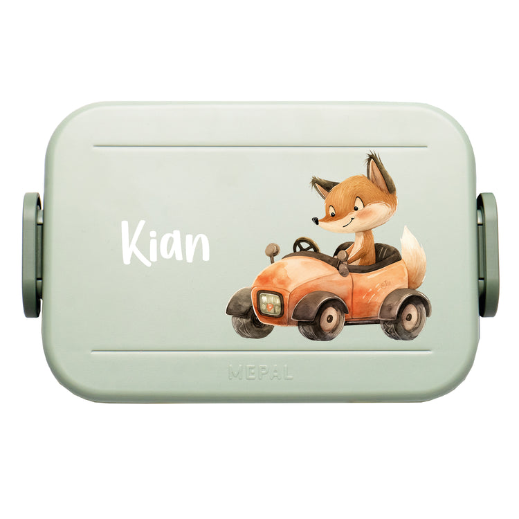 Mepal Lunchbox Midi Tierauto personalisiert