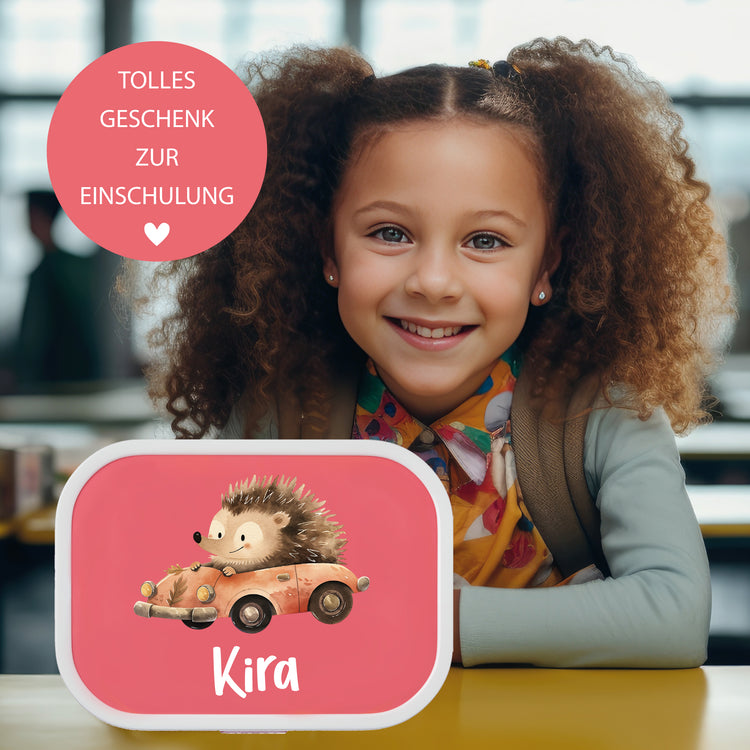 Brotdose Tierauto personalisiert