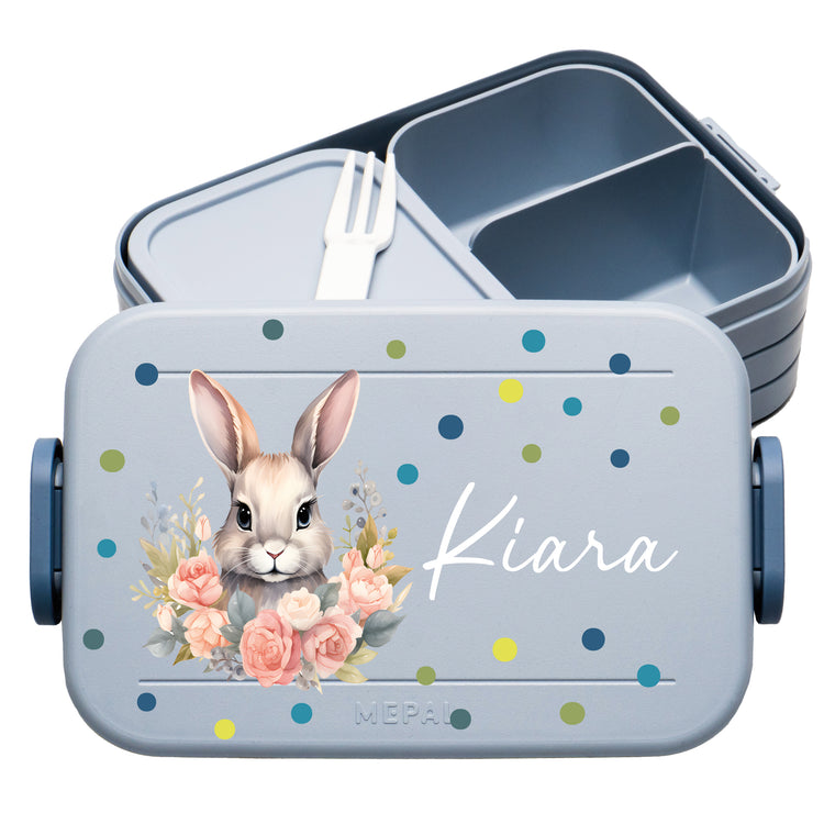 Mepal Lunchbox Midi Tiere mit Punkten personalisiert