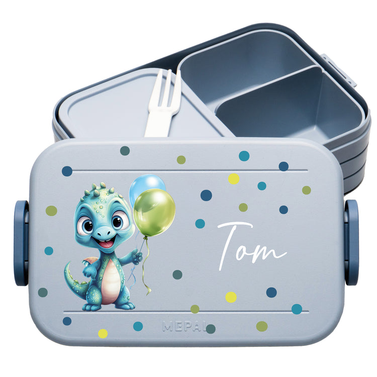 Mepal Lunchbox Midi Tiere mit Punkten personalisiert