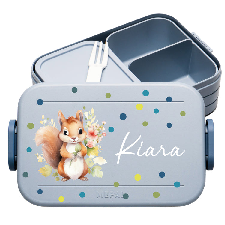 Mepal Lunchbox Midi Tiere mit Punkten personalisiert