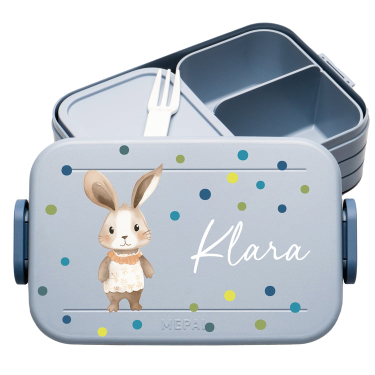 Mepal Lunchbox Midi Tiere mit Punkten personalisiert