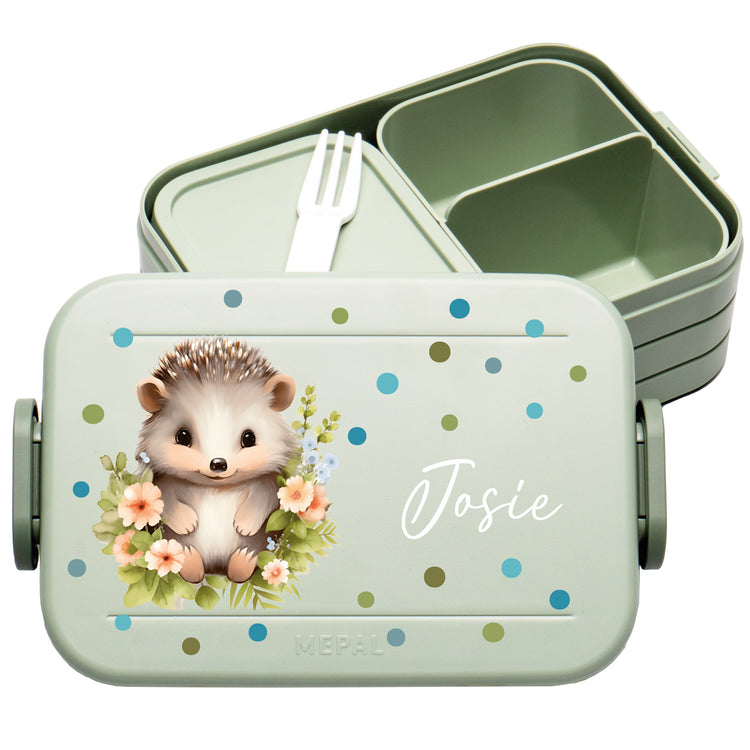 Mepal Lunchbox Midi Tiere mit Punkten personalisiert