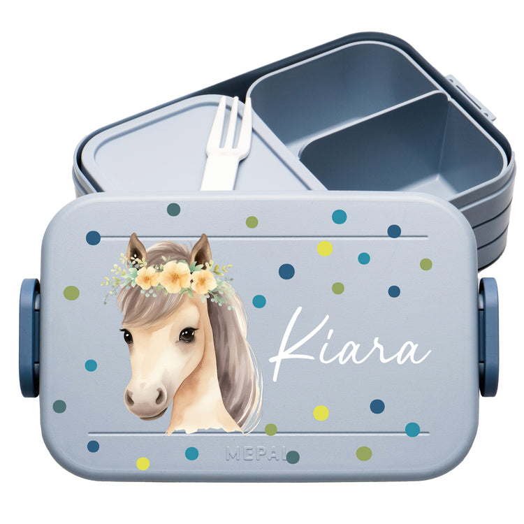 Mepal Lunchbox Midi Tiere mit Punkten personalisiert