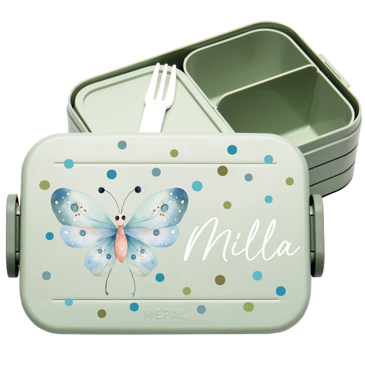 Mepal Lunchbox Midi Tiere mit Punkten personalisiert