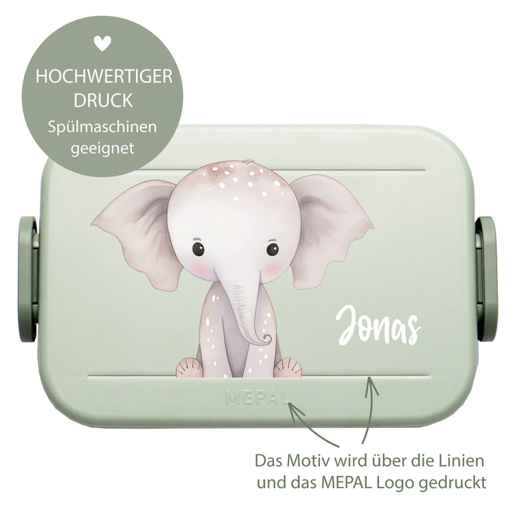 Mepal Lunchbox Midi Jungle Tiere personalisiert