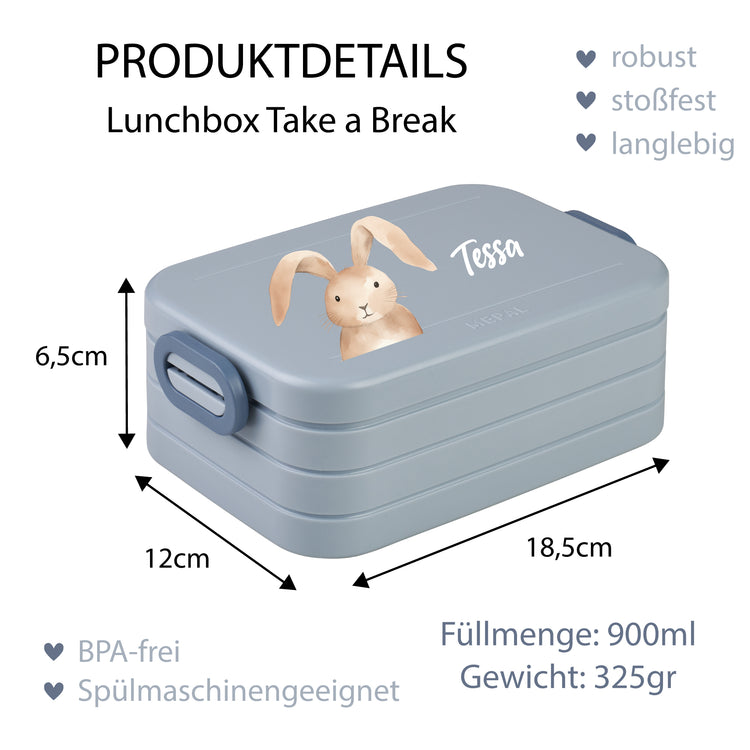 Mepal Lunchbox Midi Jungle Tiere personalisiert