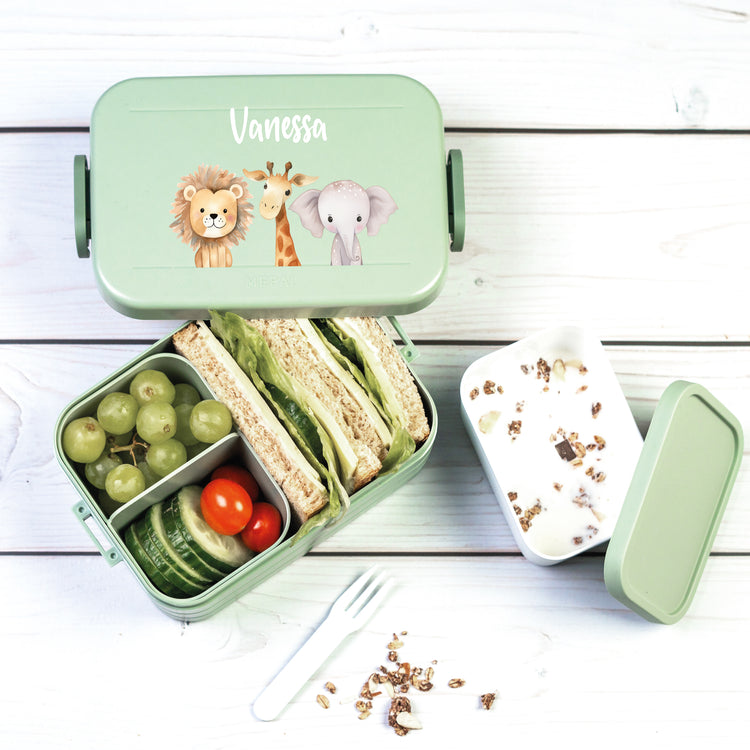 Mepal Lunchbox Midi Jungle Tiere personalisiert