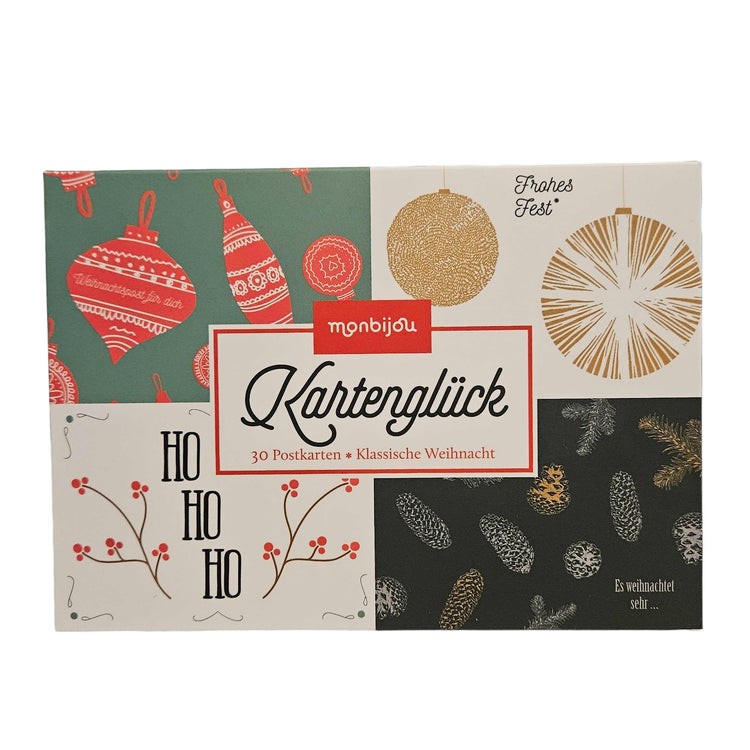 Kartenglück - 30 weihnachtliche Postkarten