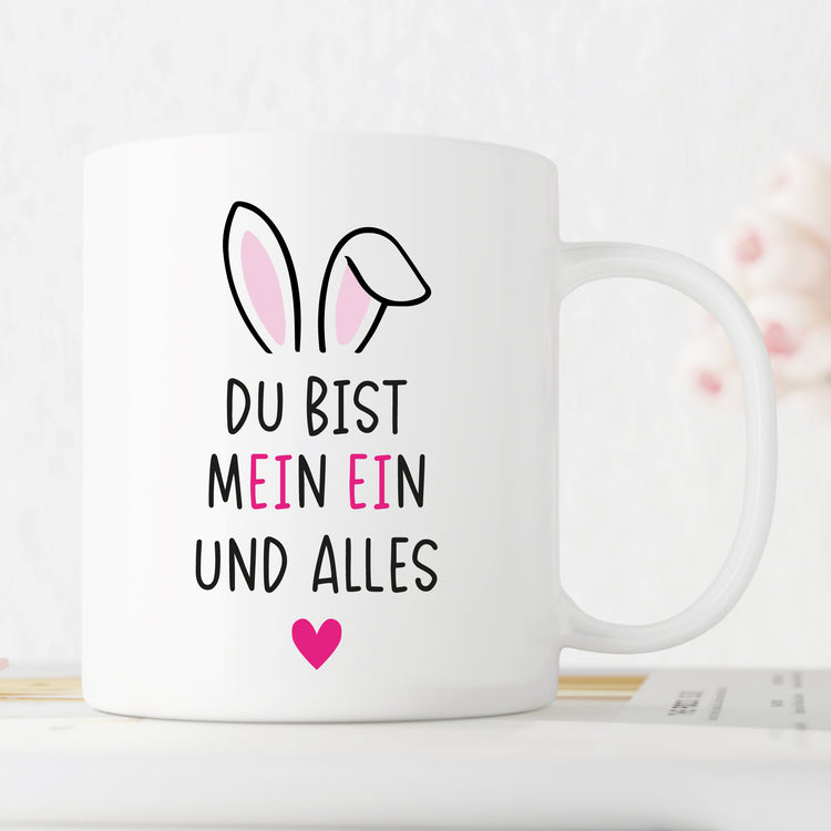 Oster-Tasse Du bist mein ein und alles