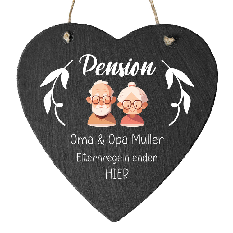 Schieferherz - Pension Oma & Opa - Elternregeln enden hier