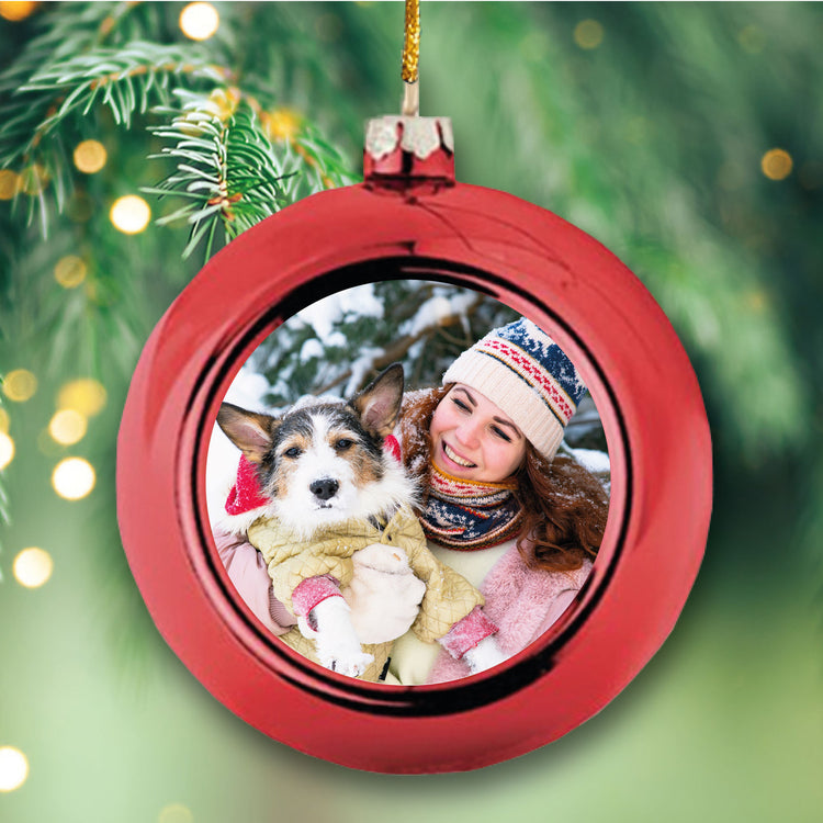 Weihnachtskugel mit Foto - Weihnachtsgeschenk für dein Lieblingstier