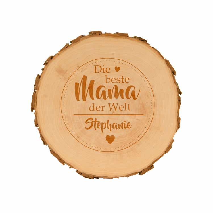 Baumscheibe für die beste Mama - personalisiert