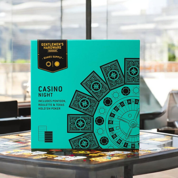 Casino Night Spieleset - Geschenkidee für Pokerfreunde