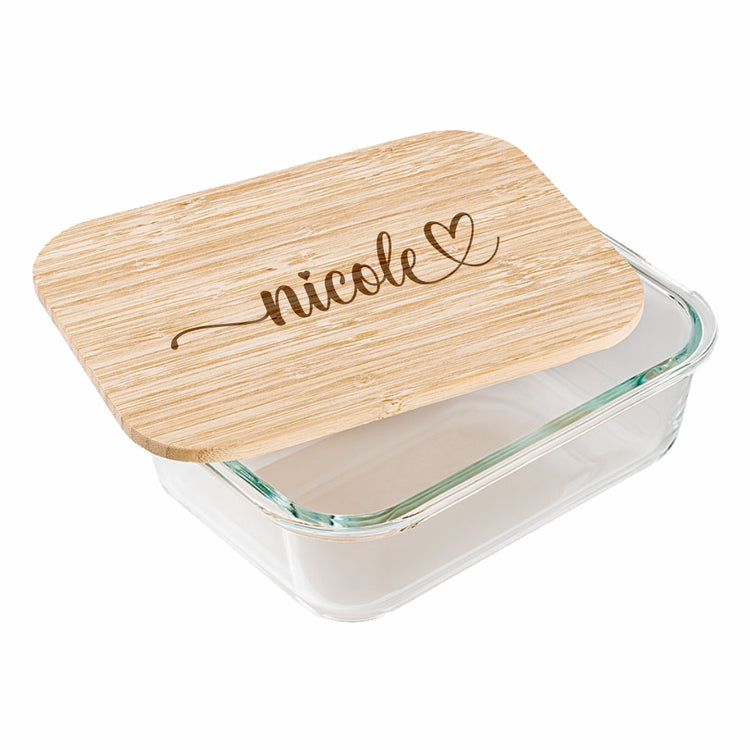 Lunchbox mit Namen - Design Happy graviert