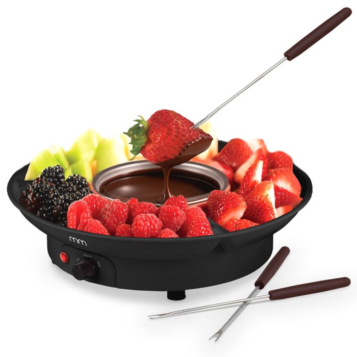 Elektrisches Fondue Set - Käse Fondue - Schokolade