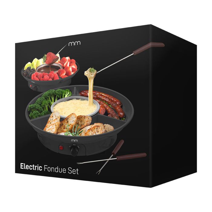 Elektrisches Fondue Set - Käse Fondue - Schokolade