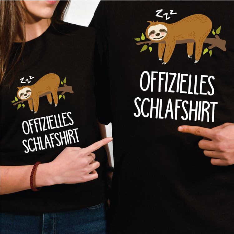 Schlafshirt Faultier