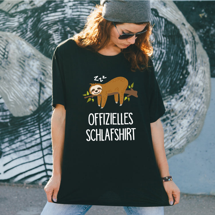 Schlafshirt Faultier