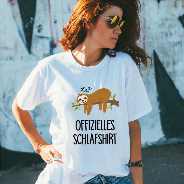 Schlafshirt Faultier