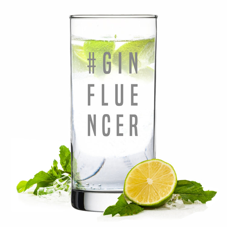 GIN Glas Ginfluencer clean