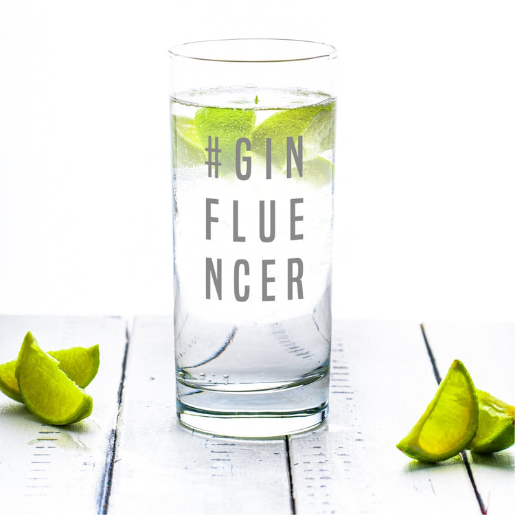 GIN Glas Ginfluencer clean