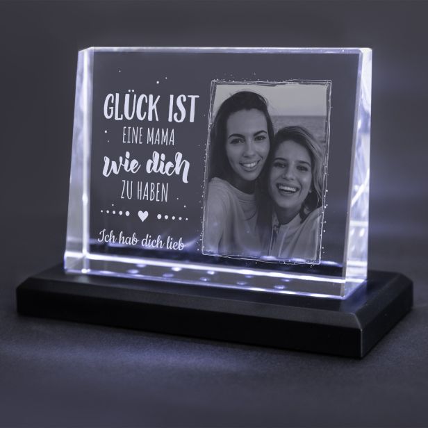 Glasfoto Hochzeit selbst gestalten