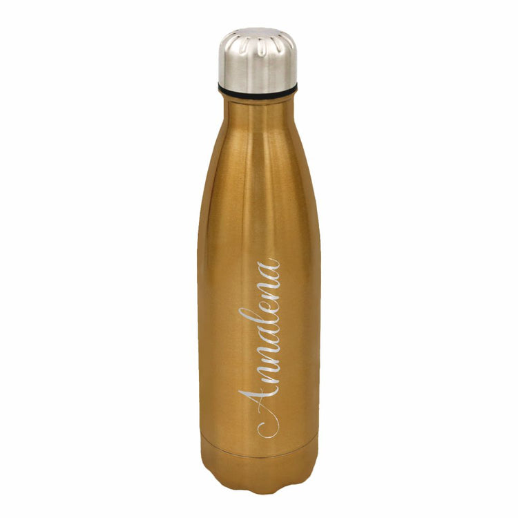 Trinkflasche Edelstahl mit Namen - Design Harmony