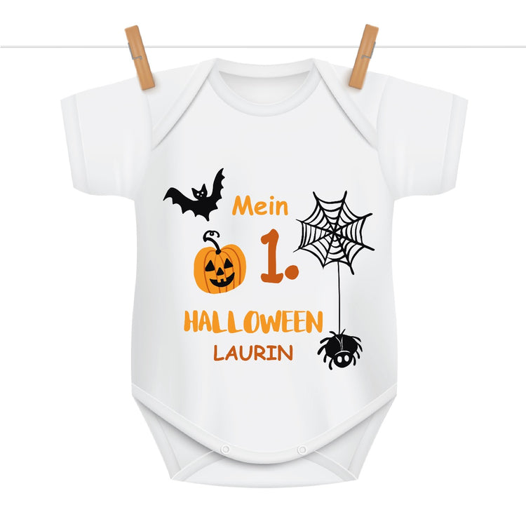 Babybody Mein 1. Halloween - personalisiert