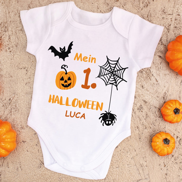 Babybody Mein 1. Halloween - personalisiert