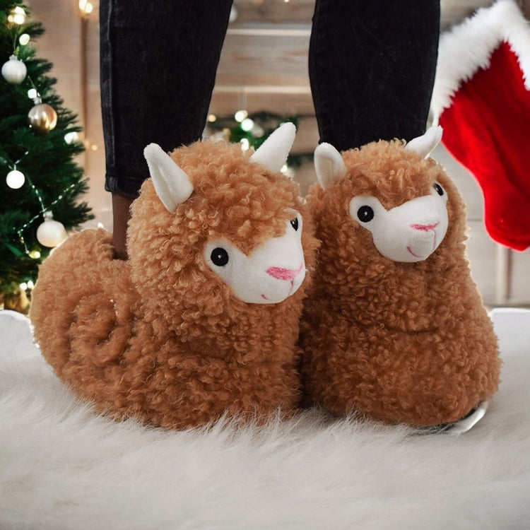 Alpaka Slippers - Alpaca Pantoffeln