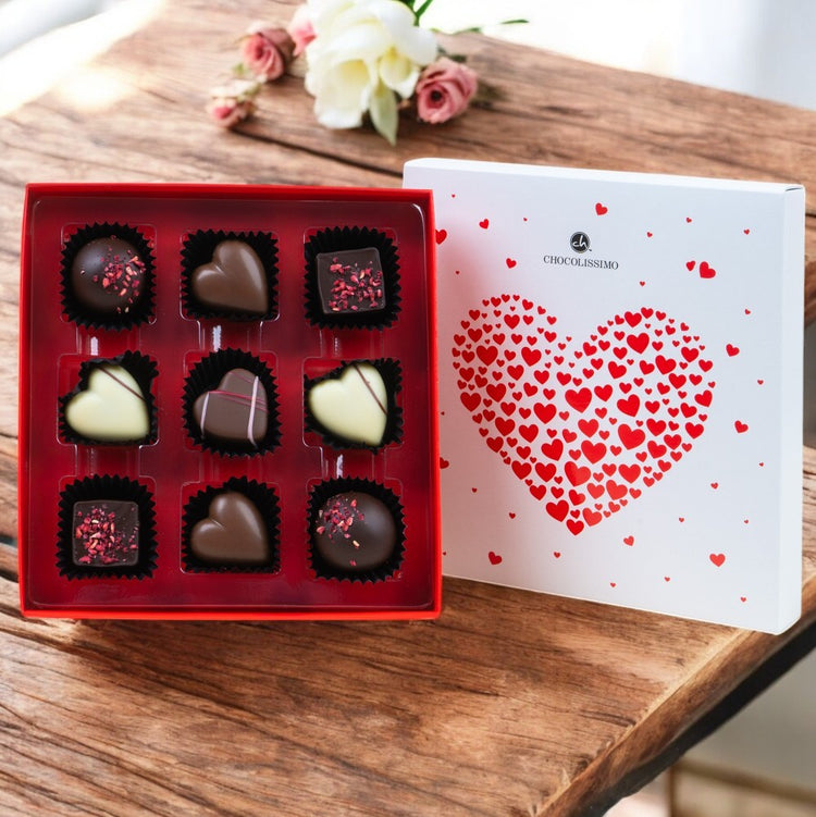 Love Chocolates - süße Botschaft zum Valentinstag