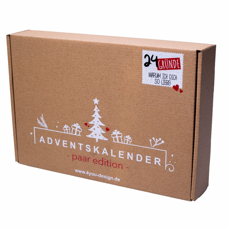 Adventskalender Paar Edition (zum selber beschriften)