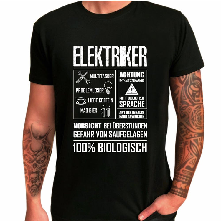 T-Shirt Elektriker - Fact Sheet