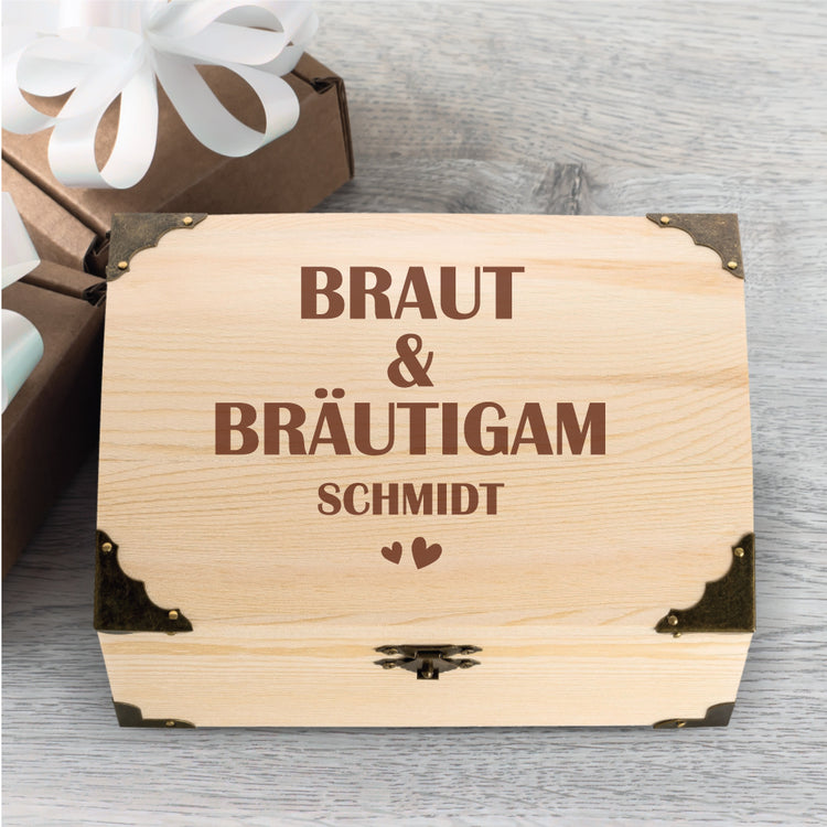 Schatztruhe Braut & Bräutigam